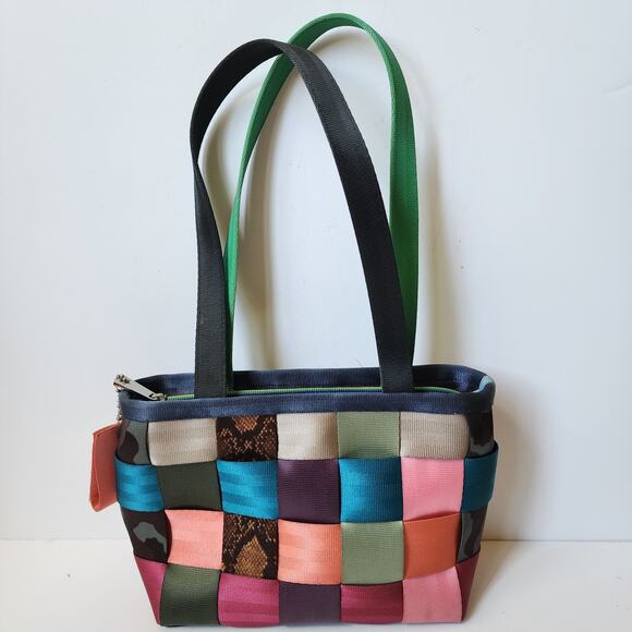 Harveys Handbags - Harvey's Seatbelt Purse Original Paint by Numbers Multi-color Tote Bag Handbag